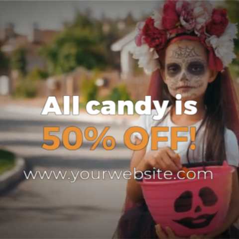 Halloween candy sale