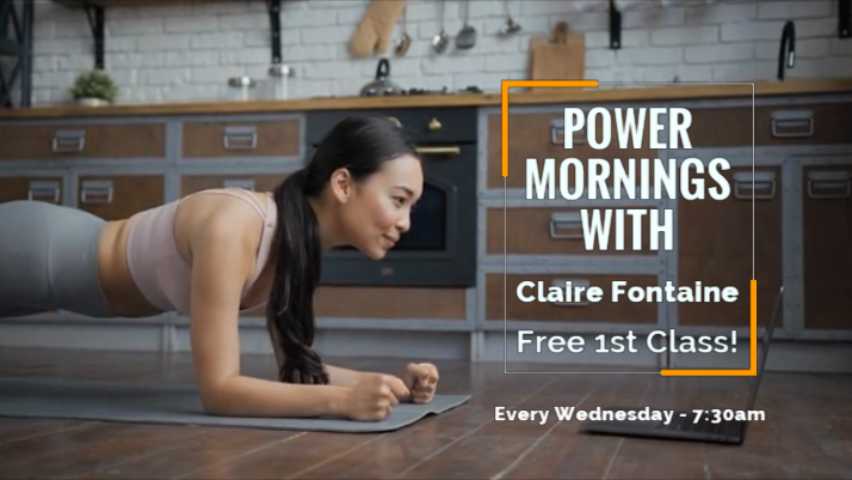 Online morning fitness classes