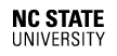 NC State University logo.